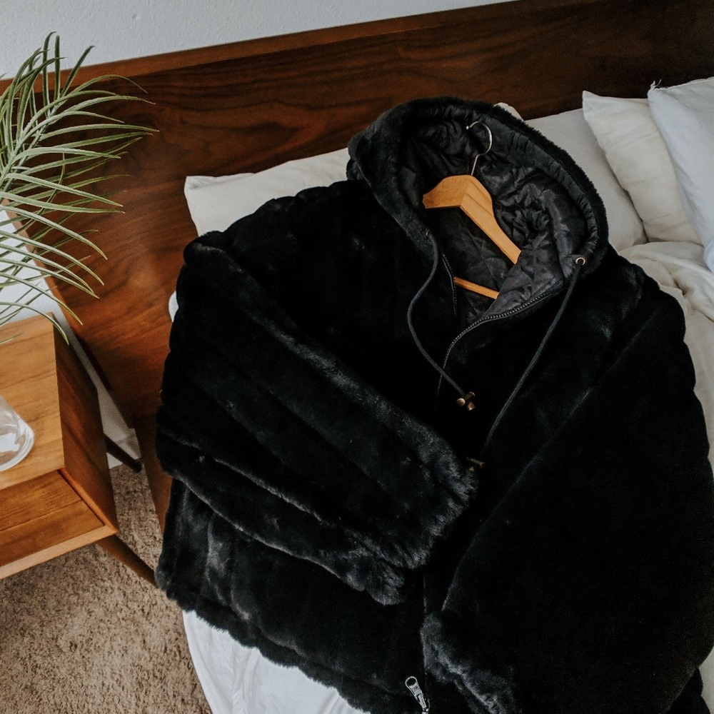 Reversible Faux Fur Jacket